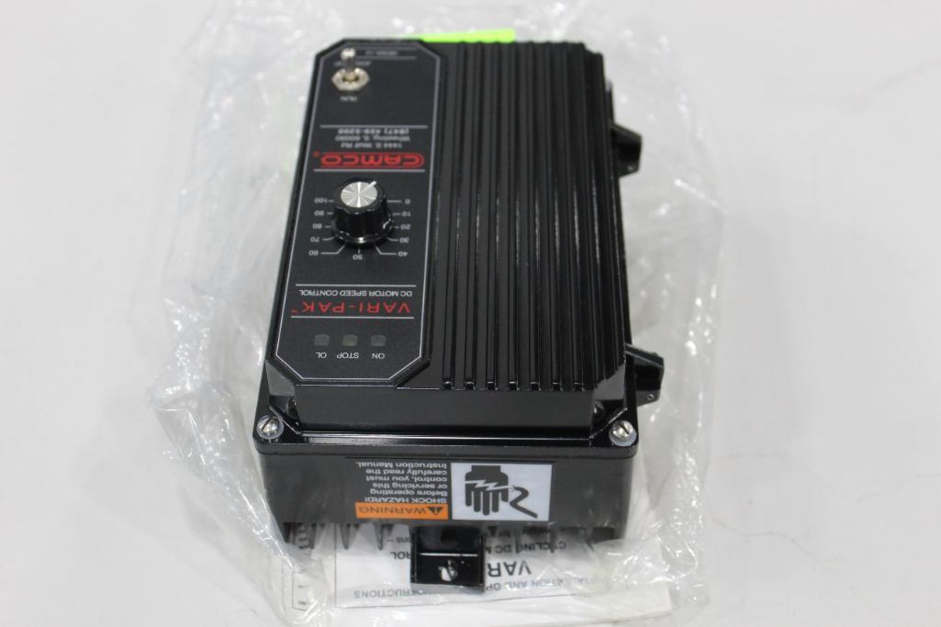 Vari Pak Filter KB Electric CAMCO Vari-Pak DC Motor Speed Control Part No. 92A61633010000