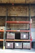 Pallet Racking- 2 Uprights, 6 Crossmembers (Contents Not Included)