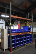 Section of Pallet Racking- 2 Uprights, 6 Crossmembers