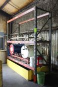Section of Pallet Racking- 2 Uprights, 6 Crossmembers