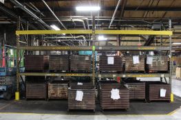 2 Sections of Racking- 2 Uprights, 6 Crossmembers (Contents Not Included)