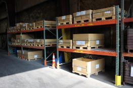 3 Sections of Pallet Racking- 5 Uprights, 12 Crossmembers