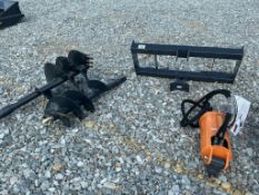 Skid Steer Auger Drive and Bit