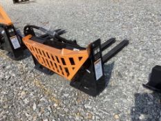 Skid Steer Pallet Fork Hydraulic Adjustable