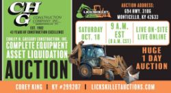 Conley H. Gregory Construction Auction