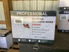 Professional Electric Concrete Mixer