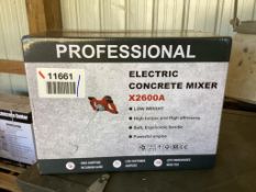 Professional Electric Concrete Mixer