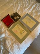 4 Piece Set of Cloisonne ButterFly Ceiling Fan Pulls