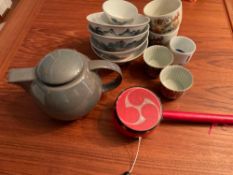 Tea Service with Saki Cups