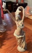 Lladro Porcelain Hawaiin Hula Girl