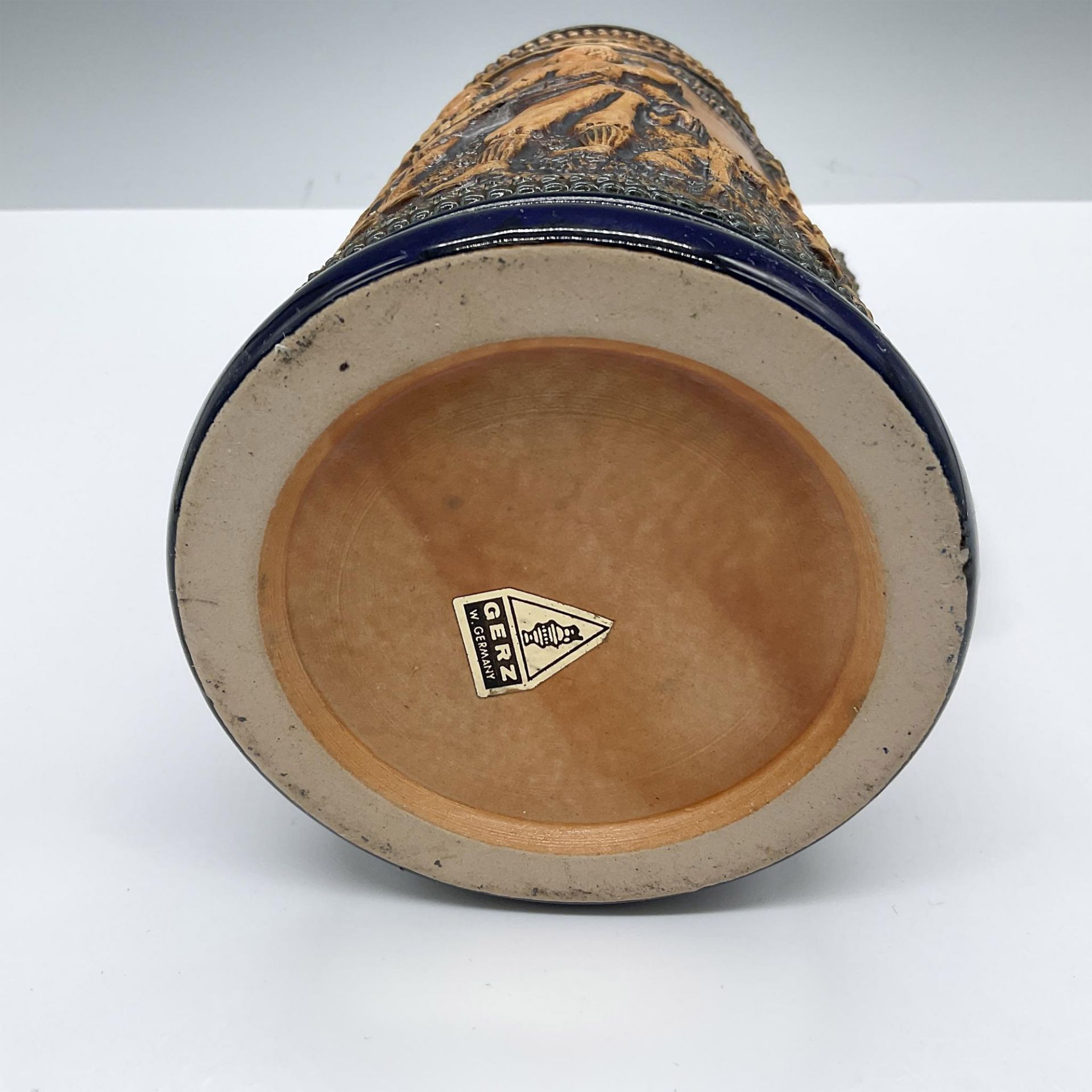 Vintage Simon Peter Gerz Stoneware Hunting Beer Stein - Bild 5 aus 5