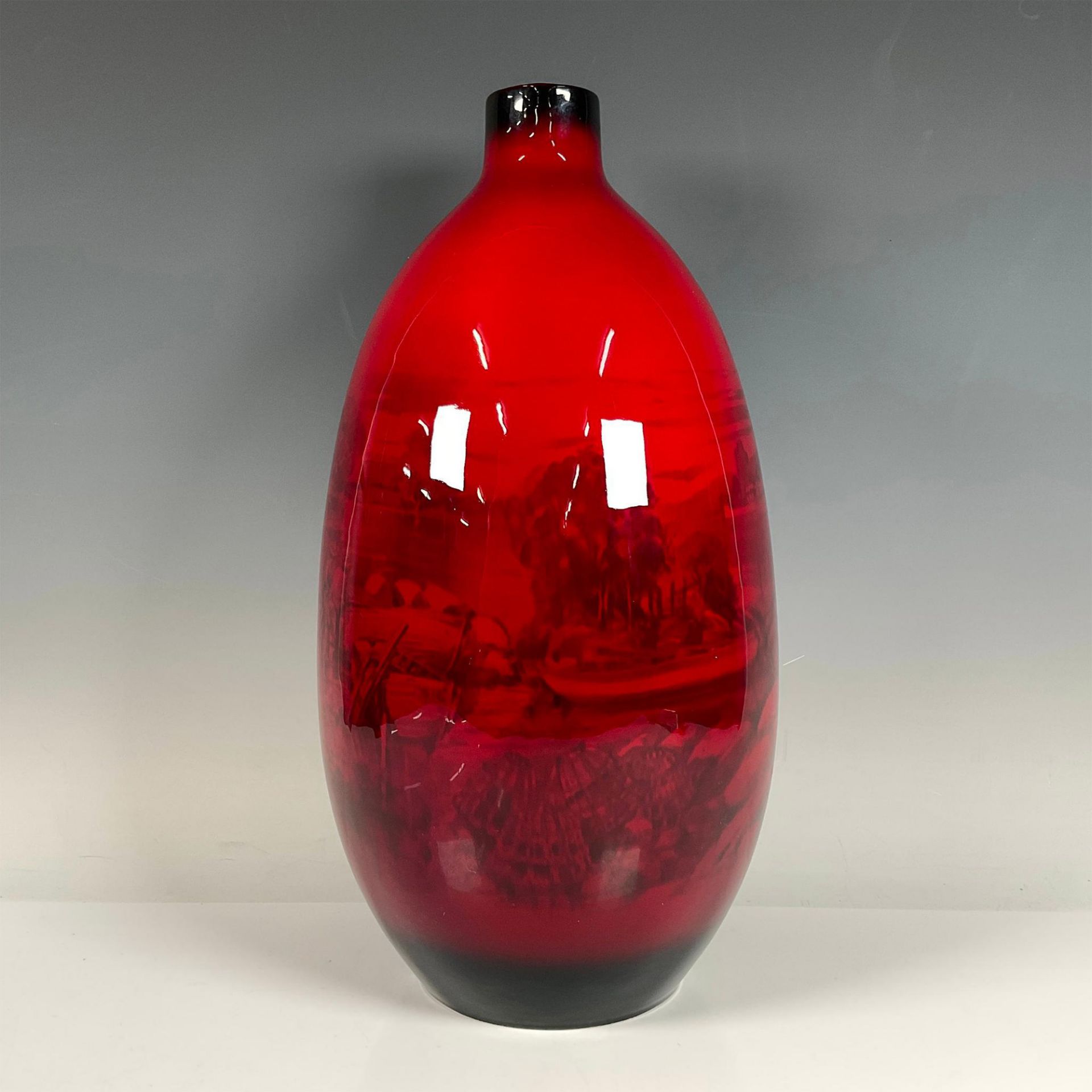 Royal Doulton Porcelain Flambe Vase 7622 - Bild 2 aus 4