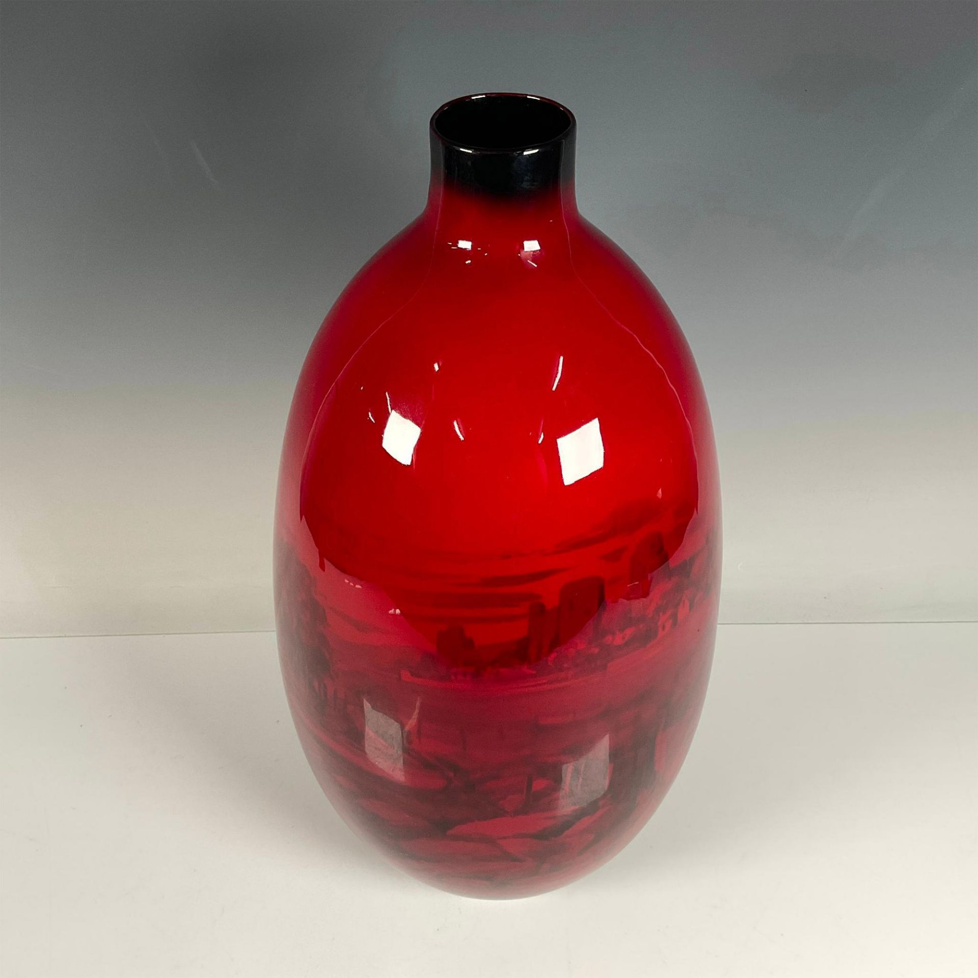 Royal Doulton Porcelain Flambe Vase 7622 - Bild 3 aus 4