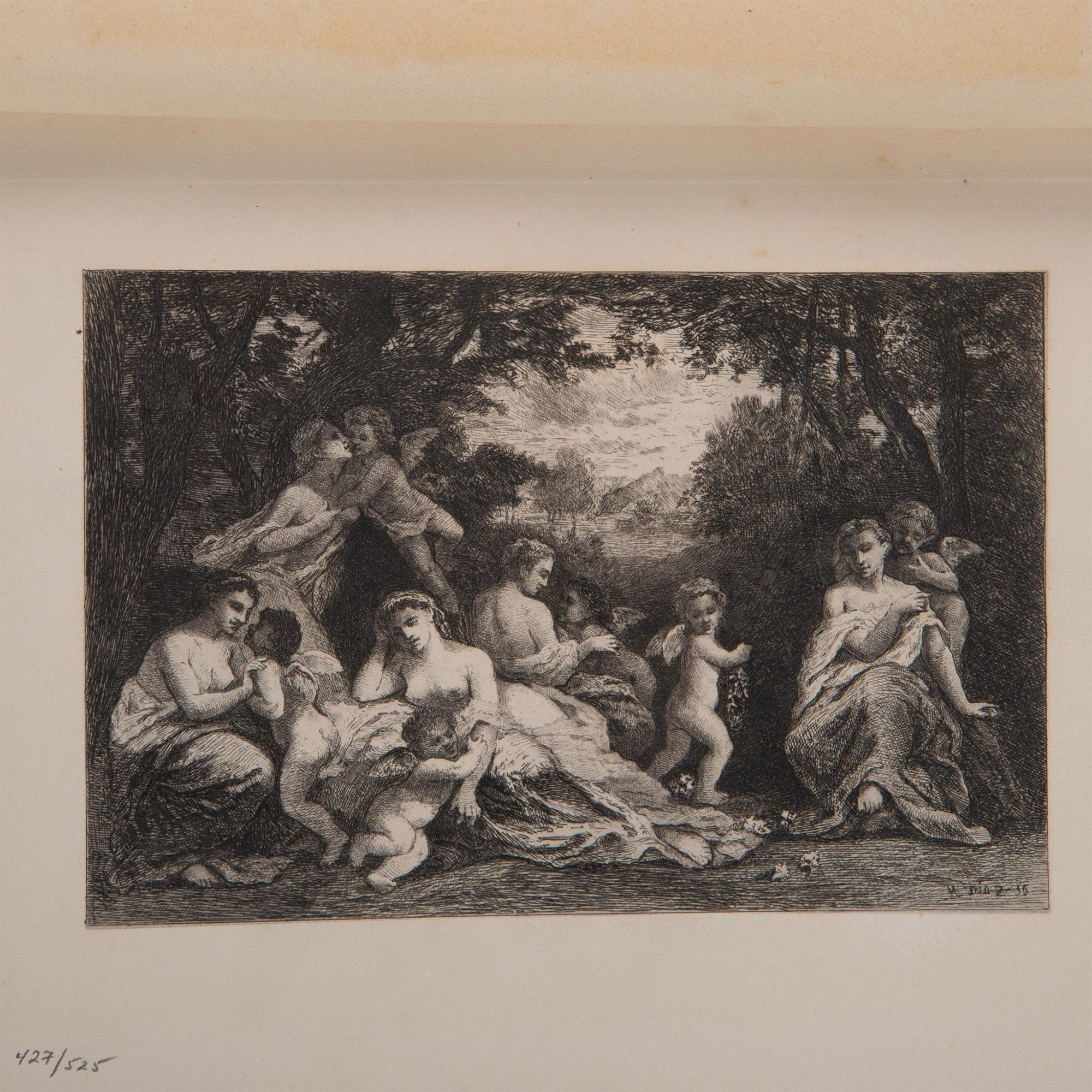 Narcisse Virgilio Diaz (Aft.) Original Etching on Wove Paper