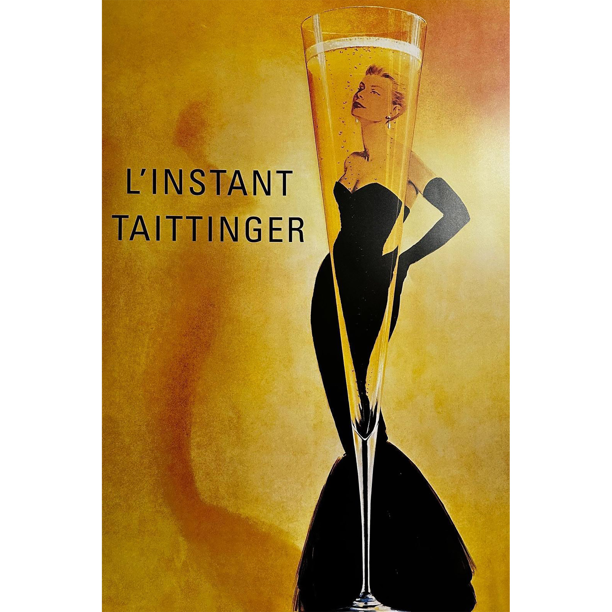 Taittinger Poster L'Instant Taittinger unsigned - Image 2 of 2