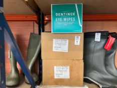 2X BOXES OF DENTINOX STERILE EYE WIPES (NEW)