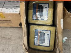 4X STRETCHY SOFA SLIPCOVERS - YELLOW (NEW)