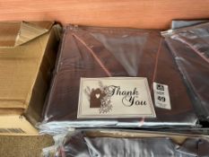 6X SILVER GREY SILK STYLE DRESSING GOWNS (NEW)