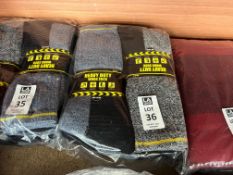 PACK OF 10X HEAVY DUTY WORK SOCKS (NEW)