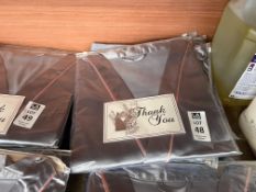 6X SILVER GREY SILK STYLE DRESSING GOWNS (NEW)