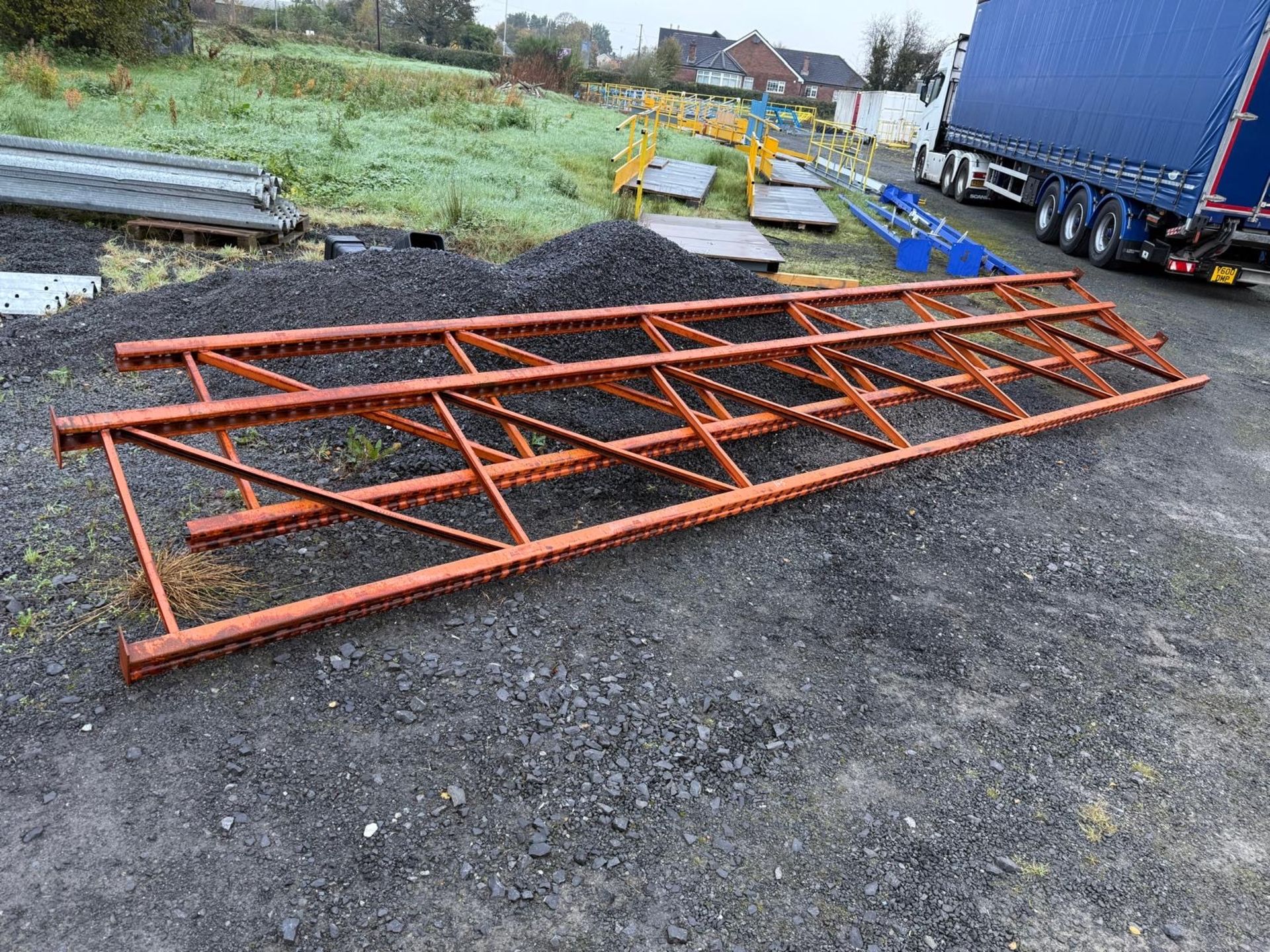 2X REDIRACK RACKING UPRIGHTS 7.5M HIGH X 1M DEEP