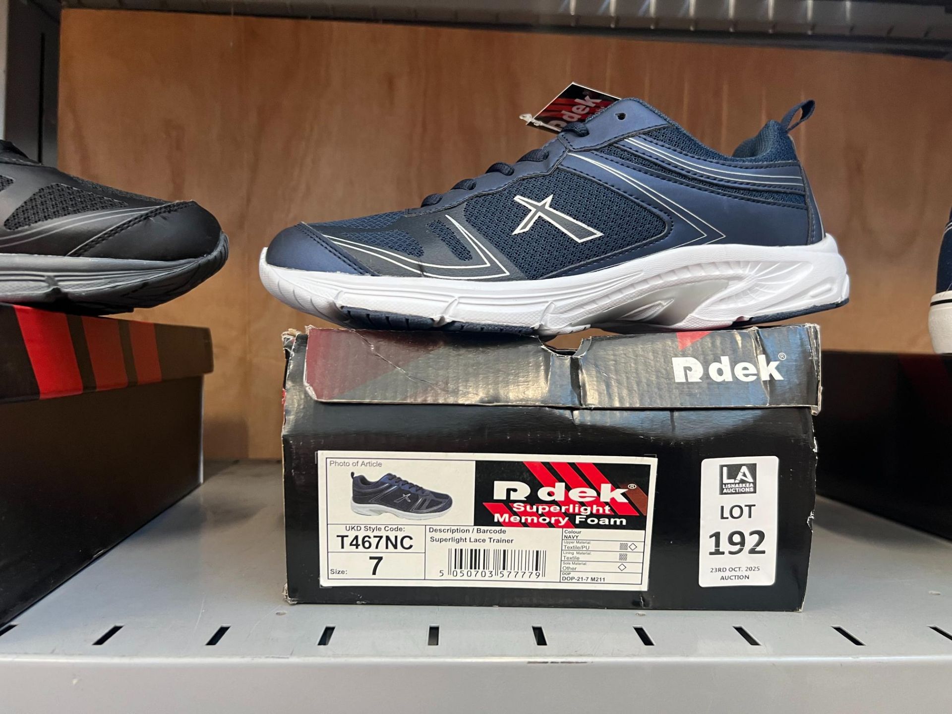 DEK T875 Neptune Scarpe Unisex Super Leggere - Sneakers Slip On Con Memory Foam - Tomaia In Tessuto - 3