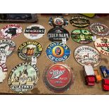 4X METAL BEER AND CIDER SIGNS