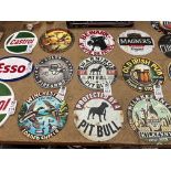 3X METAL PITBULL SIGNS