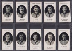 Cigarette cards, Taddy, Prominent Footballers (No Footnote), Portsmouth F.C., ten cards, Birtles,
