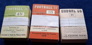 Trade Stickers, Football, several hundred stickers from various Football series from 1970's &