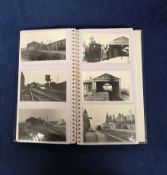 Postcards, Rail, a collection of over 50 photographs and cards of Somerset railway stations inc.