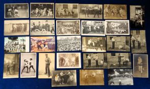 Boxing postcards, a collection of 27 amateur boxing postcards, photographic & printed, inc.