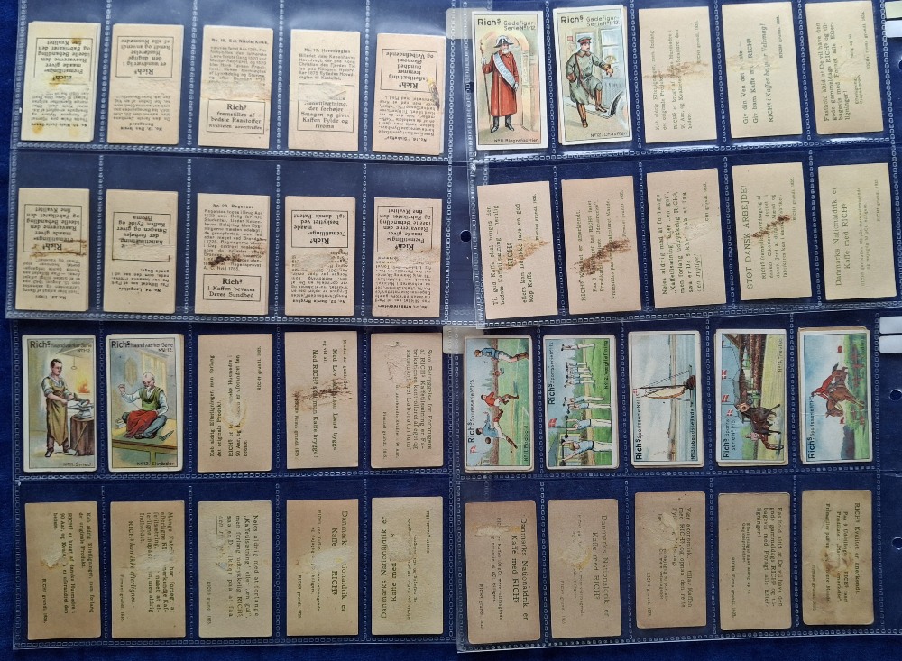 Trade cards, Rich's Denmark, 5 sets and various part sets (approx. 150 ...