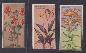 Trade cards, Canada, Cowan's, Wild Flowers of Canada, paper issue 'L' size (set, 24 cards) (gd)