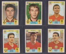 Trade cards, Panini, Mexico 70, Football World Cup, 37 different cards (all gd/vg)