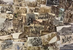 Postcards, Devon, a collection of 70+ cards of Ilfracombe and Lynmouth inc. RPs of group photographs