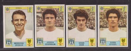 Trade cards / stickers, Panini Mexico 70, 12 cards all Israel players; Spiegler, Feigenbaum, Shum,