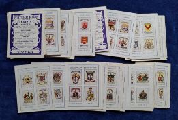 Trade cards, DC Thomson Football Towns & Crests, (27/32 plus 11 duplicates) (fair/gd, majority about