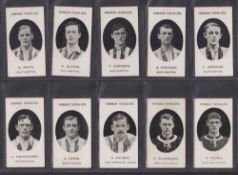 Cigarette cards, Taddy Prominent Footballers no footnote; 10 cards, Southampton (7, Smith, Glover,