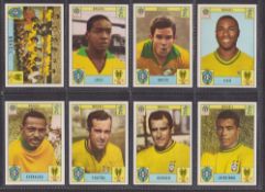 Trade cards / stickers, Panini Mexico 70, 14 cards, all Brazil players; Team Group, Joel, Brito,