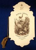 Entertainment, Ballet, a blind embossed and gilt programme designed by Rex Whistler for the State