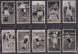 Trade cards, P.A. Adolph, Famous Footballers (Series of 50), scarce photographic issues, 18 cards