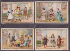 Trade cards, Liebig, 15 cards; S663 Productions at the Comedie Francasie (set 6 cards), S101 Birds V