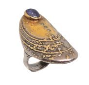 Ring, MICHAEL ZOBEL 2002, SILBER 925/000, signiert Zobel 2002, typische Oberflächengestaltung ...