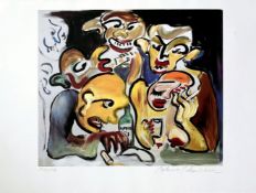 Milena Palakarkina - Tischrunde, 1991