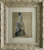 Edgar Degas (after) - Jeune femme en costume de ville, 1957