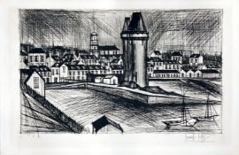 Bernard Buffet - La Tour Solidor (The Soldier Tower), 1971