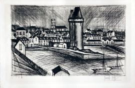 Bernard BUFFET (1928-1999) - La Tour Solidor (The Soldier Tower), 1971.