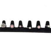 Pandora Sterling Silver Ring Collection incl. Birthstone, Floral, Pearl, g