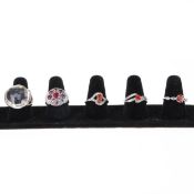 TGGC Sterling Silver Gemstone Ring Collection incl. Rock Crystal, Vari-Hue Spinel, 20.1g